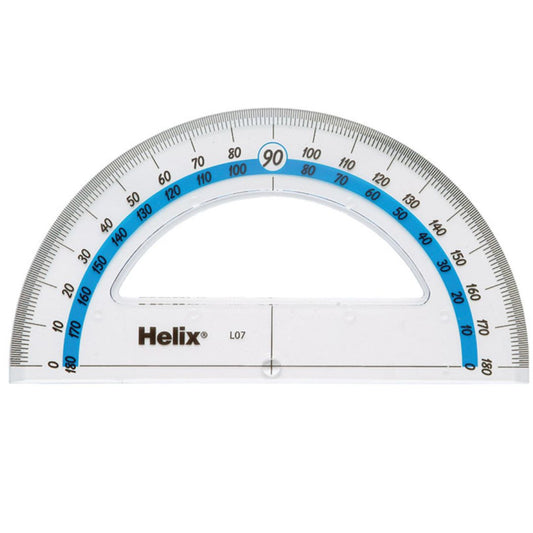 Helix 15Cm 180 Degree Protractor – Geometry & Measuring Tool