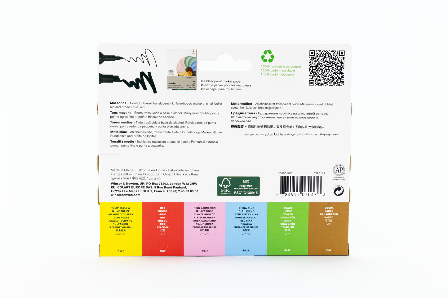 Winsor & Newton ProMarker - 6 Mid Tones - Winsor & Newton at DRK Crafts