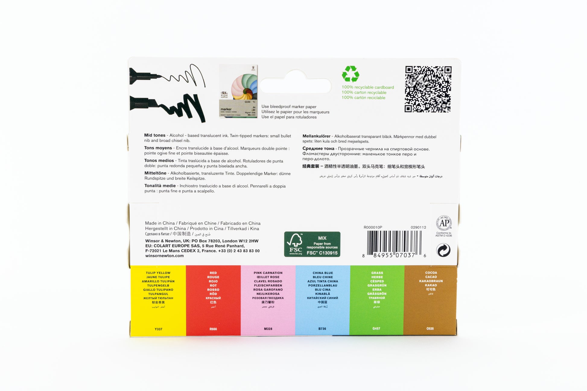 Winsor & Newton ProMarker - 6 Mid Tones - Winsor & Newton at DRK Crafts
