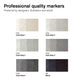 Winsor & Newton Promarker 6 Neutral Tones - Winsor & Newton at DRK Crafts