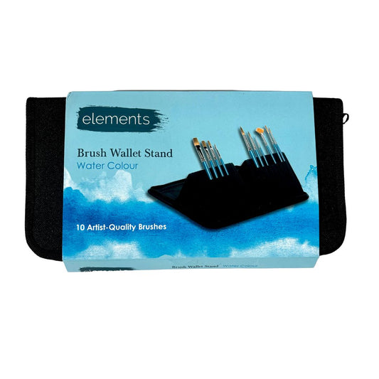 Elements Watercolour 10 Brush Stand – Premium Artist Brush Set