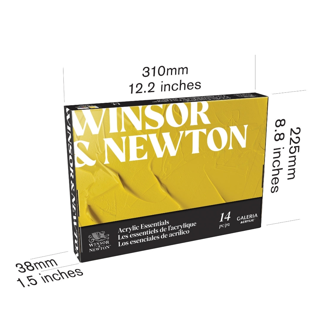 Winsor & Newton Galeria Acrylic Cardboard Set 10X12ml - Winsor & Newton at DRK Crafts