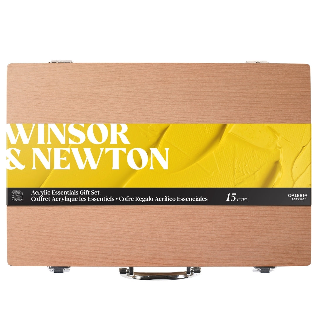 Winsor & Newton Galeria Wooden Set 8x60ml - Winsor & Newton at DRK Crafts