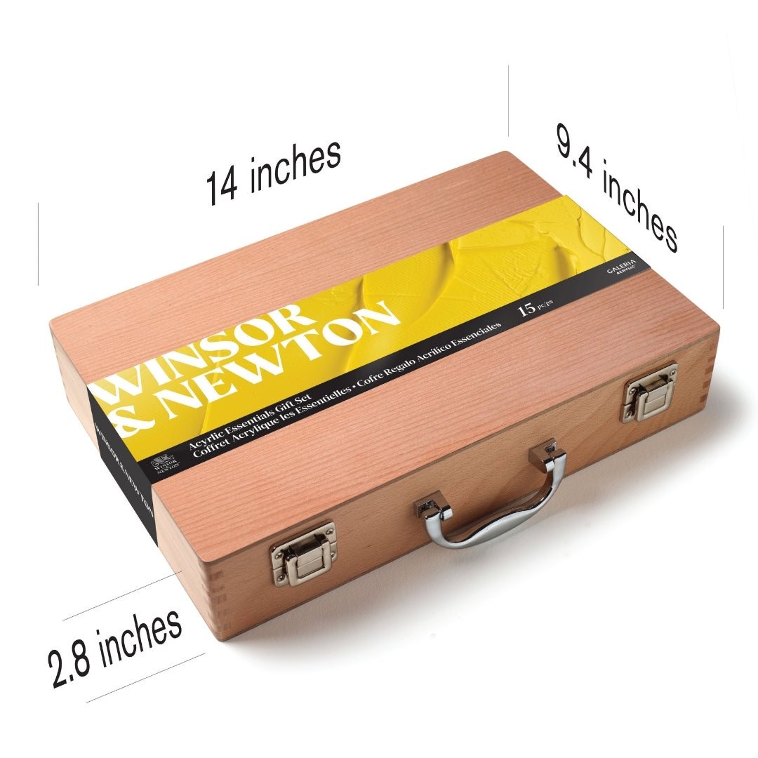 Winsor & Newton Galeria Wooden Set 8x60ml - Winsor & Newton at DRK Crafts