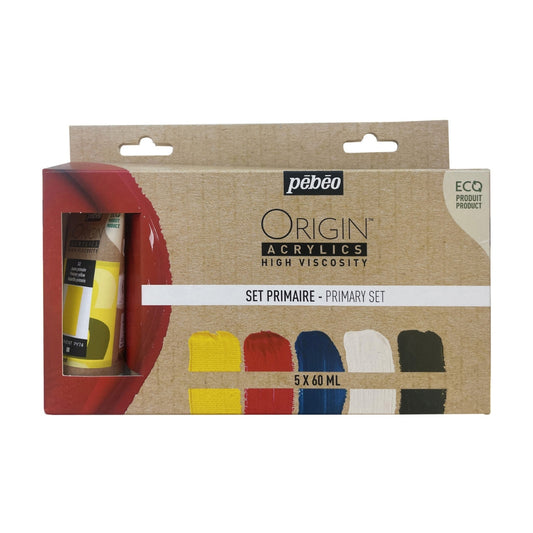 Pebeo Origin Acrylics Metallic Discovery Set 3x (60ml)