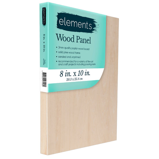 Elements Wooden Panel - 8x10inch – Art & Craft Essential