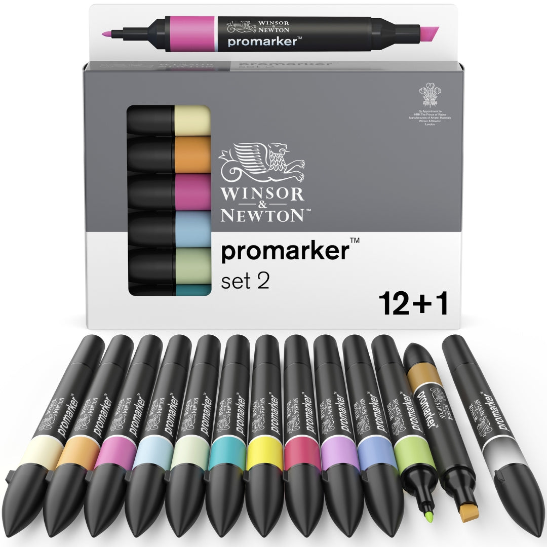 Winsor & Newton ProMarker - 12 Set 2 - Winsor & Newton at DRK Crafts