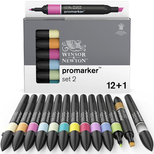 Winsor & Newton ProMarker - 12 Set 2 - Winsor & Newton at DRK Crafts