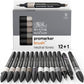 Winsor & Newton Promarker Brush 12 Set - Neutrals - Winsor & Newton at DRK Crafts