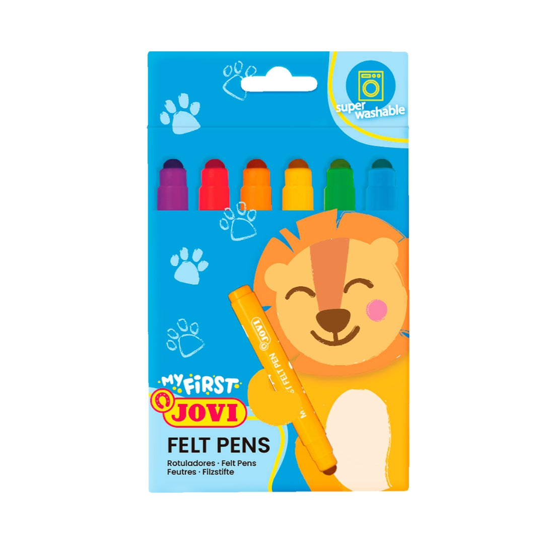 Jovi My First Felt-Tip Pens – Pack of 6