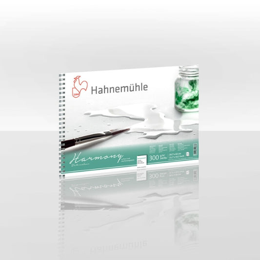 Hahnemuhle Harmony Watercolour Spiral Pad – A3 – Hot Pressed