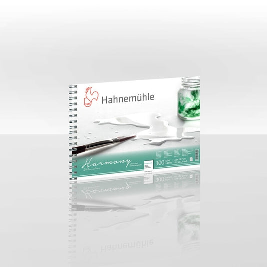Hahnemuhle Harmony Watercolour Spiral Pad – A4 – Hot Pressed