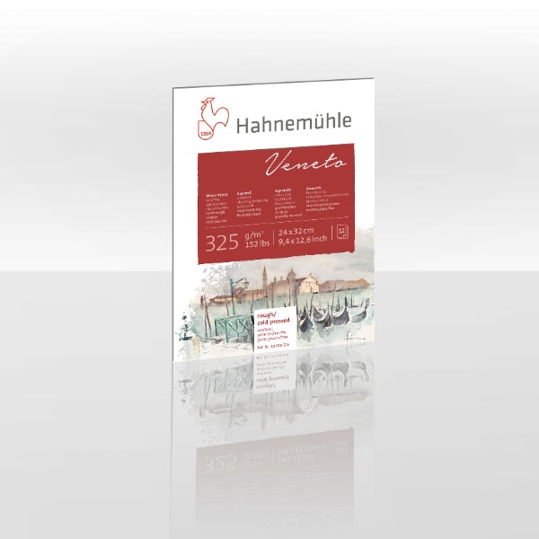 Hahnemuhle Veneto Block – 24 x 32cm – 12 Sheets – 325gsm