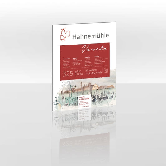 Hahnemuhle Veneto Block – 30 x 40cm – 12 Sheets – 325gsm