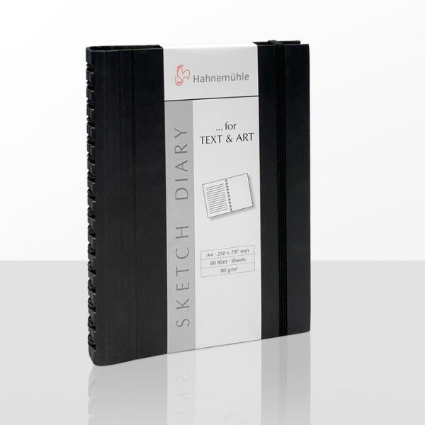 Hahnemuhle Sketch Diary – A5 – 120gsm – Black