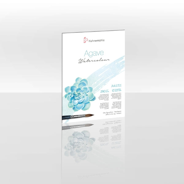 Hahnemuhle Agave Watercolour Pad 290g – A4 – 12 Sheets