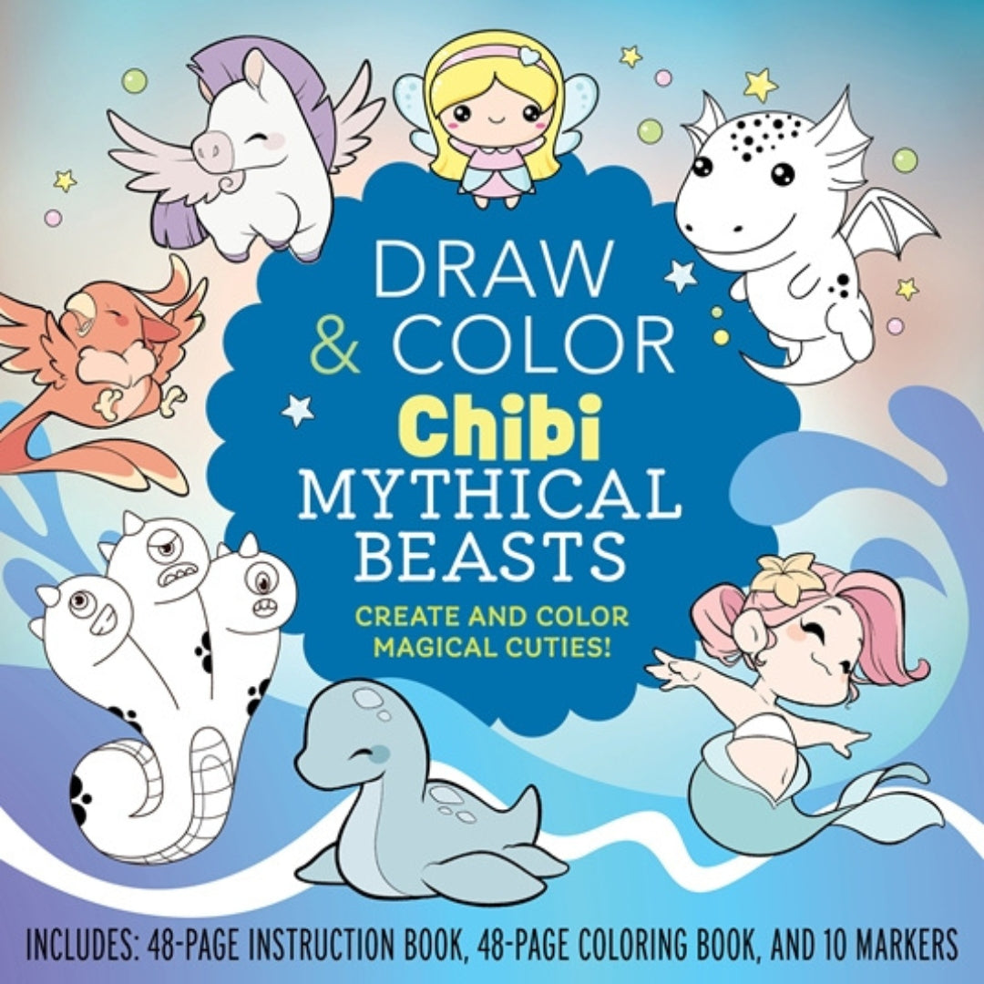 Draw & Color Mythical Beasts Kit