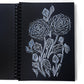 A4 Sketchbook Black Portrait BLACK PAPER 200G 50S – High Quality Art Paper