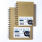 Elements A5 Sketchbook 40s 180gsm Portrait Wire-O Kraft Cover – Art & Craft Essential
