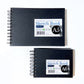 Elements A4 Sketchbook 50s 180gsm Landscape Wire-O Black Cover – Art & Craft Essential