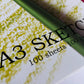 Create 100 A3 Jumbo Spiral Sketch Pad 100sh 100gsm