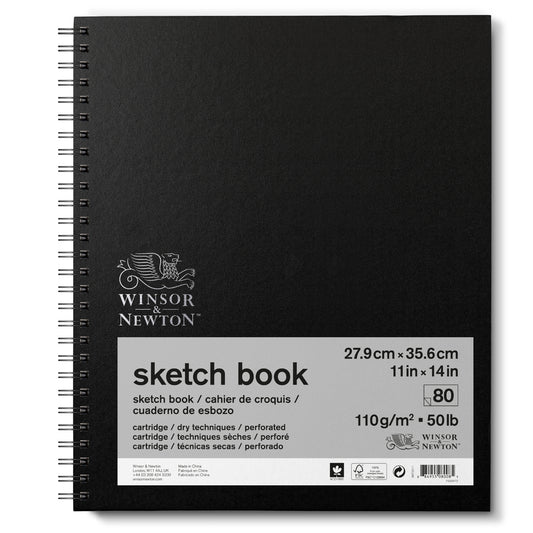 Winsor & Newton Spiral Sketchbook 110gsm - 11'x14' Spiral - Winsor & Newton at DRK Crafts