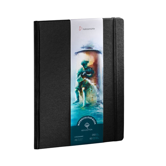 Hahnemuhle Watercolour Book 100% Cotton Portrait – A6 – 30 Sheets – 250gsm