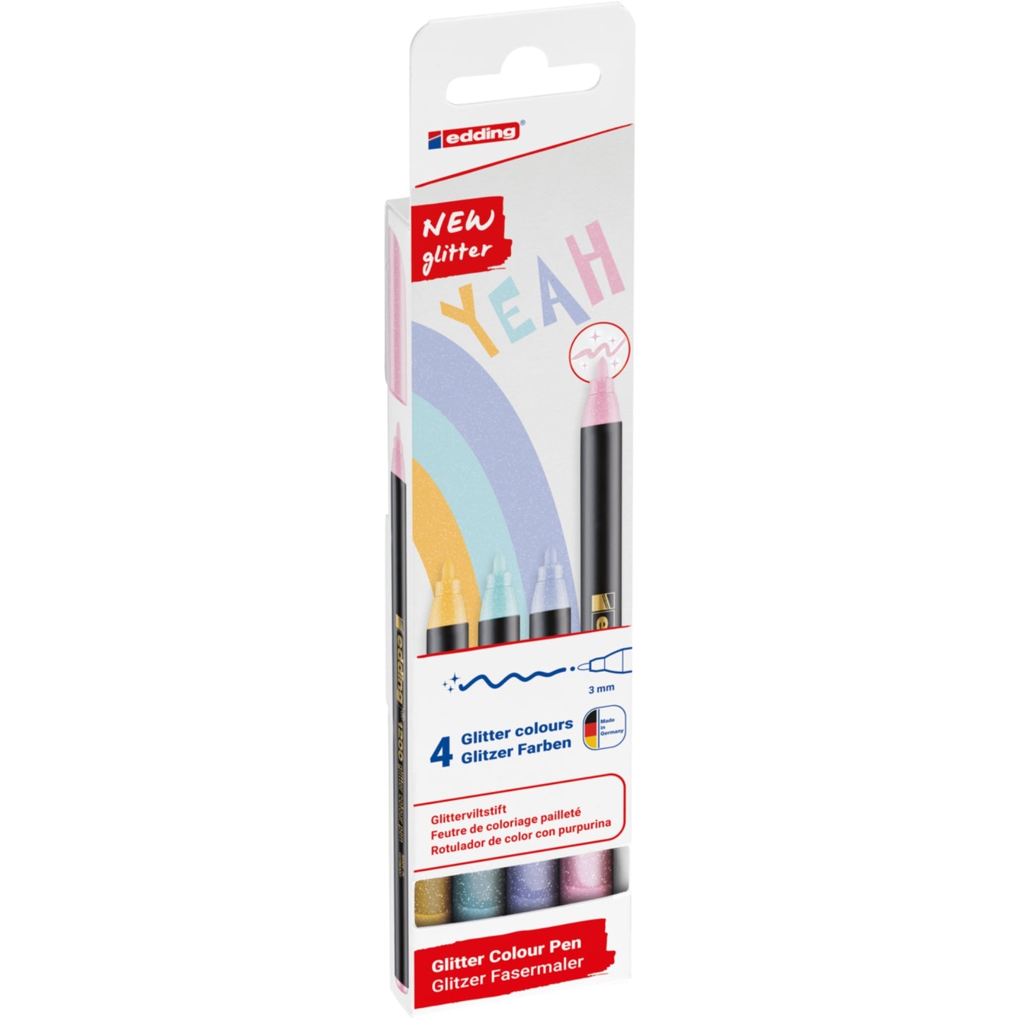 Edding 1200 Marker Pen – Set of 4 by Edding