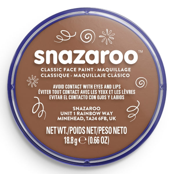 Snazaroo Face Paint 18ml Classic Beige Brown