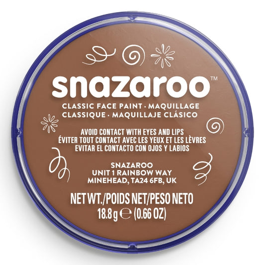 Snazaroo Face Paint 18ml Classic Beige Brown