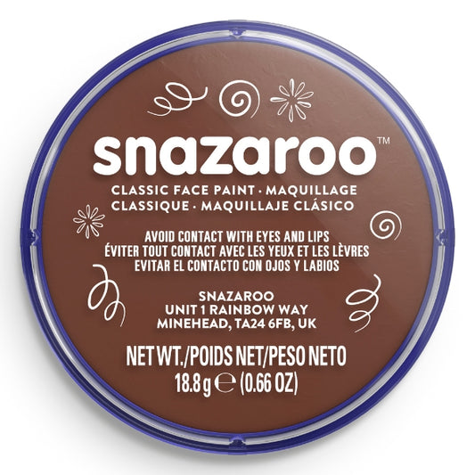 Snazaroo Face Paint 18ml Classic Light Brown