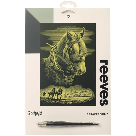 Reeves Gold Foil - Horse Portrait