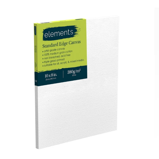 Elements Standard Edge Cotton Canvas - 10x8inch – Artist Quality Canvas