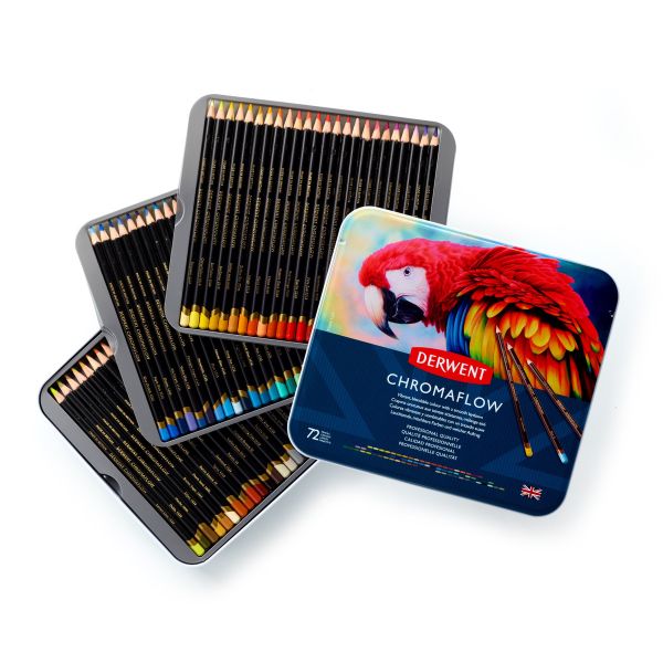Derwent Chromaflow Pencils Tin 72