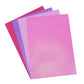Dovecraft Dovecraft Glitter Card A4 Pad - Perfectly Pink - 24 Sheets