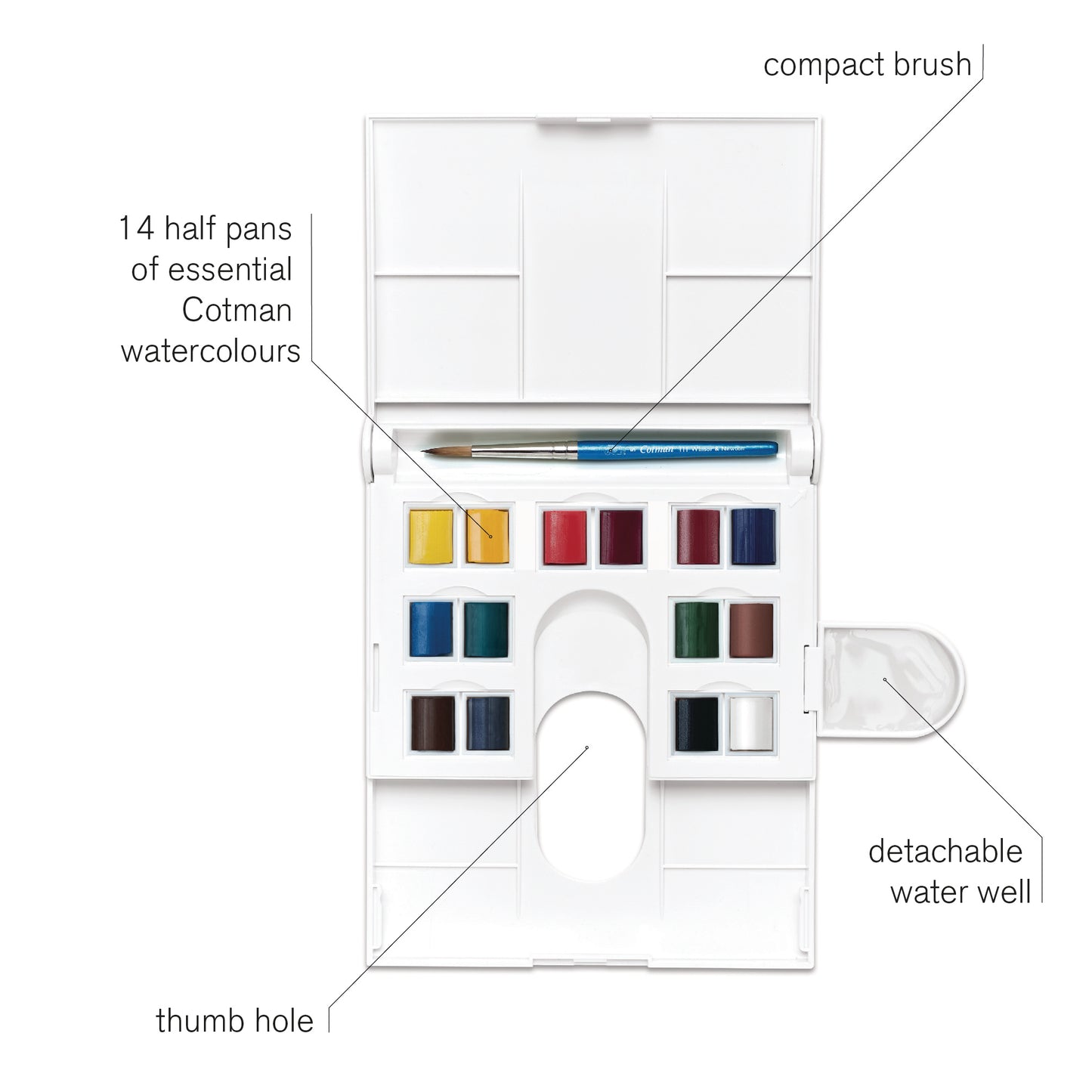 Winsor & Newton Cotman Watercolour Compact Set - Winsor & Newton at DRK Crafts