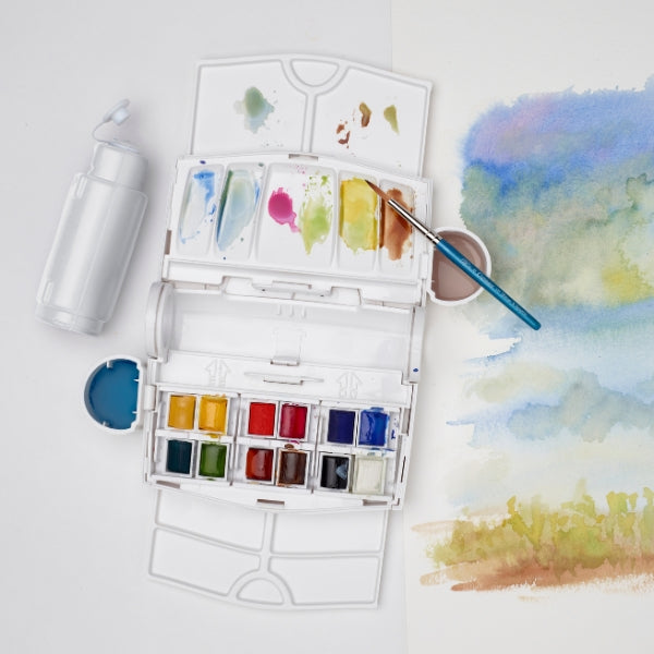 Winsor & Newton Cotman Watercolours Field Plus - 12 s - Winsor & Newton at DRK Crafts