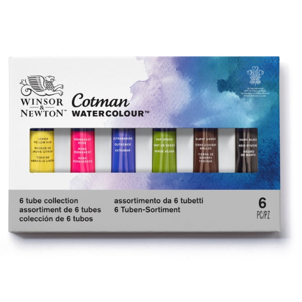 Winsor & Newton Cotman Watercolours 6 Tube Set - Winsor & Newton at DRK Crafts
