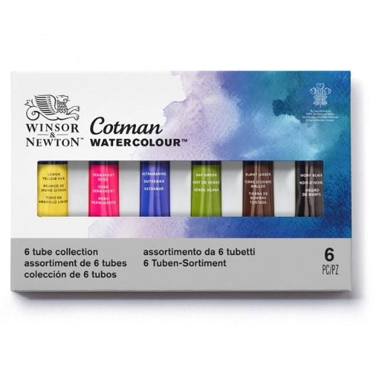 Winsor & Newton Cotman Watercolours 6 Tube Set - Winsor & Newton at DRK Crafts