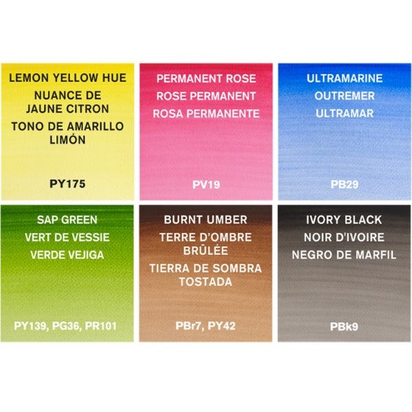 Winsor & Newton Cotman Watercolours 6 Tube Set - Winsor & Newton at DRK Crafts