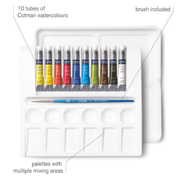 Winsor & Newton Cotman Watercolours Palette Set - Winsor & Newton at DRK Crafts