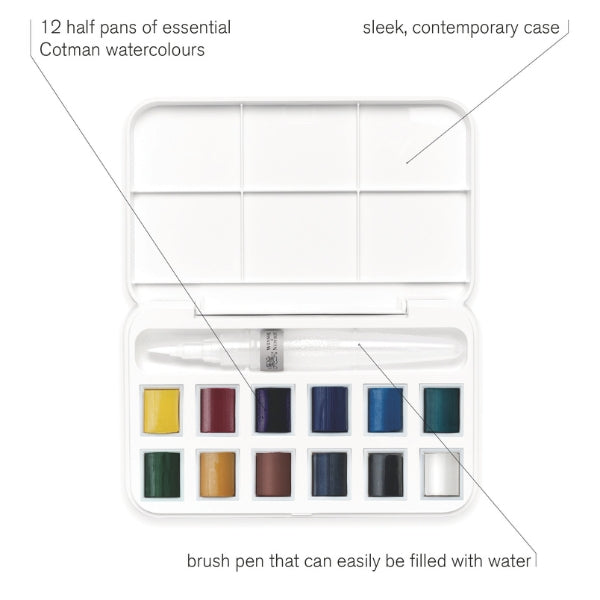 Winsor & Newton - Cotman Watercolour - Water Brush Set - Winsor & Newton at DRK Crafts