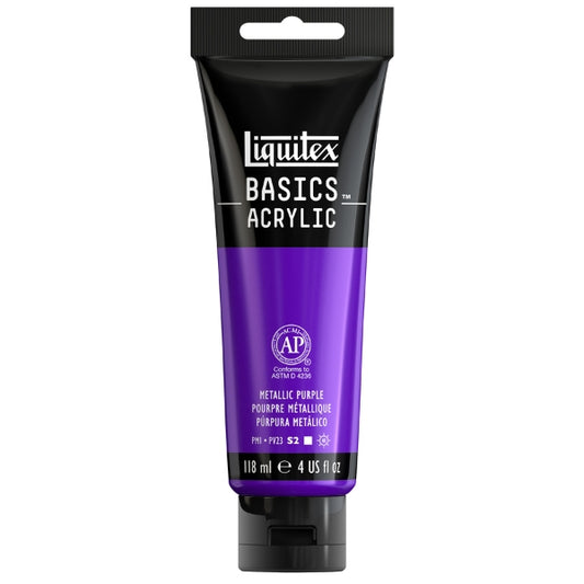 Liquitex Basics 118ml Acrylic Paint Metallic Purple