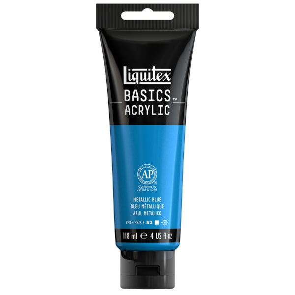 Liquitex Basics 118ml Acrylic Paint Metallic Blue