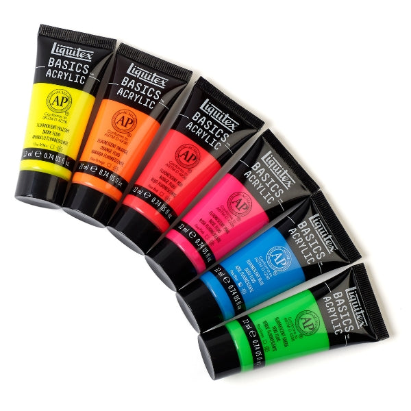 Liquitex Basics Set 6X22ml Fluorescents