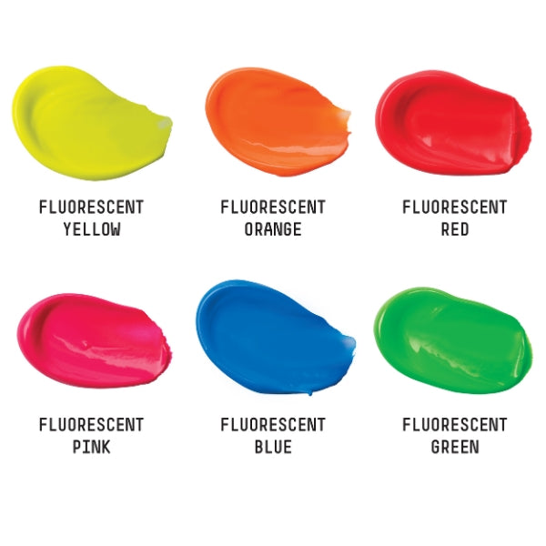 Liquitex Basics Set 6X22ml Fluorescents