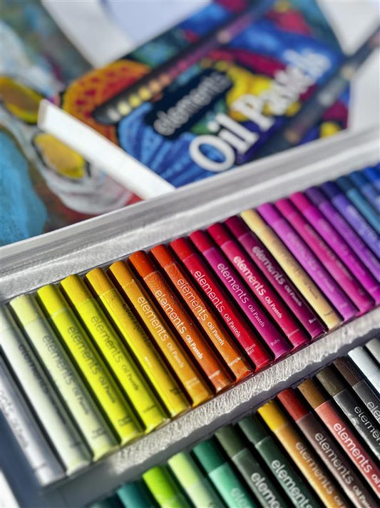 Elements Slim Oil Pastel 50 Set – Art & Craft Essential