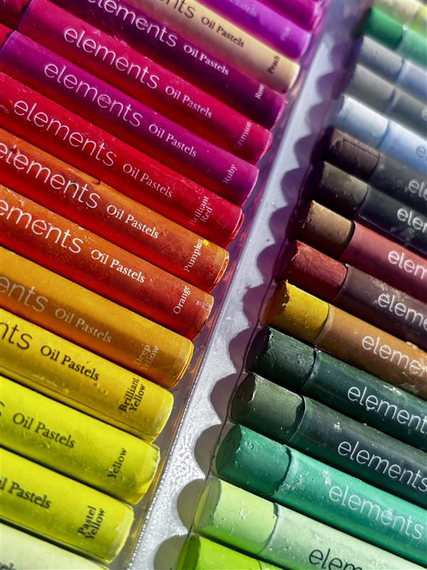 Elements Slim Oil Pastel 50 Set – Art & Craft Essential