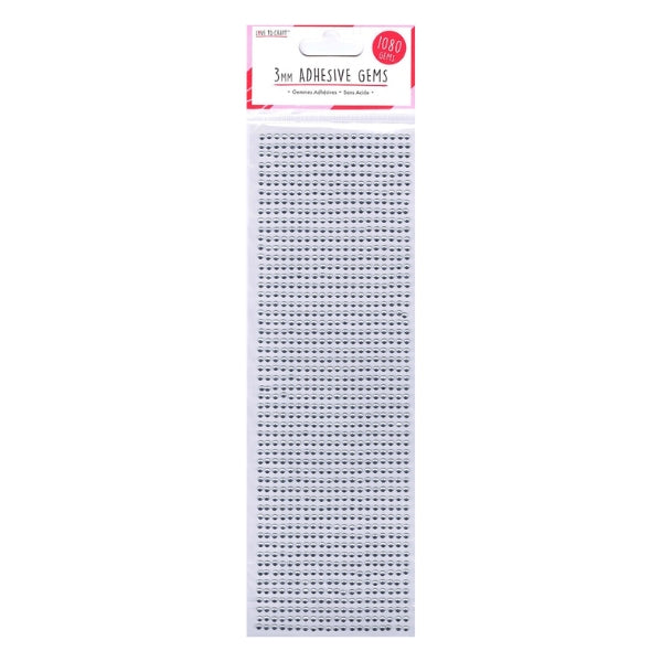 Love to Craft Gems Silver 3mm