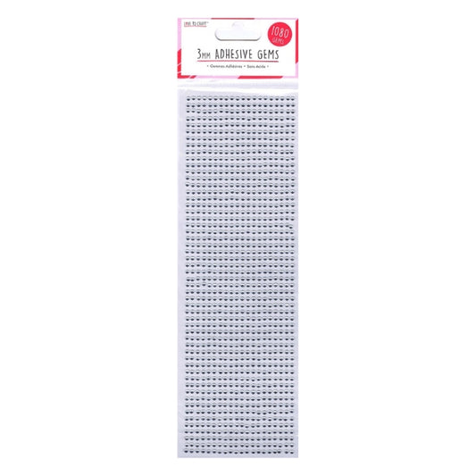 Love to Craft Gems Silver 3mm